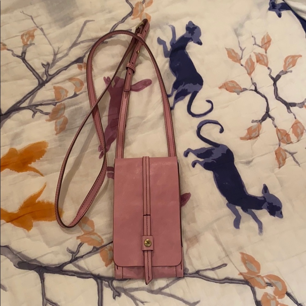 Hobo token crossbody in pink